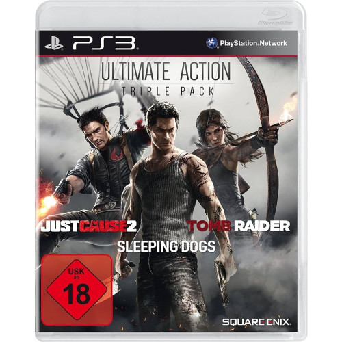 Ultimate Action Triple Pack: Just Cause 2, Tomb Raider and Sleeping Dogs [PS3]