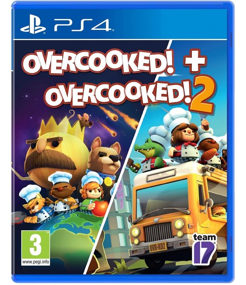 Overcooked Double Pack (Overcooked! + Overcooked! 2) PS4