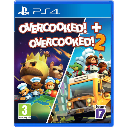 Overcooked Double Pack (Overcooked! + Overcooked! 2) PS4