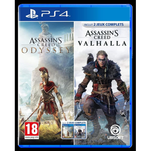 Assassin's Creed Odyssey + Valhalla Double Pack PS4