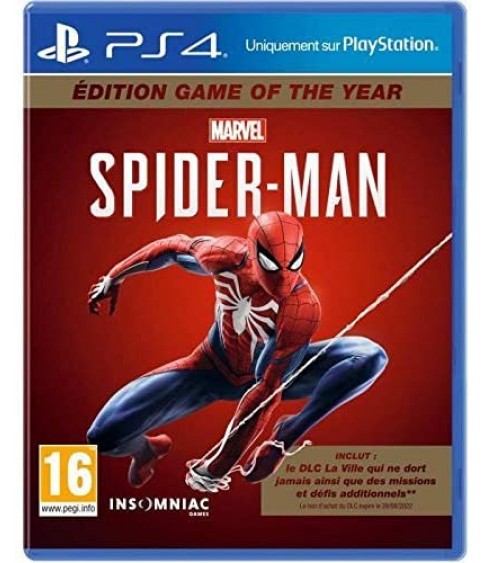 Marvels Spider-Man: Game of the Year Edition PS4