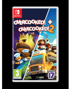 Overcooked Double Pack (Overcooked! + Overcooked! 2) Switch