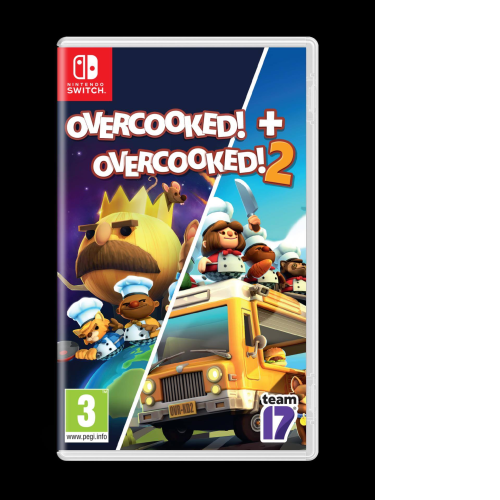 Overcooked Double Pack (Overcooked! + Overcooked! 2) Switch